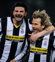 FUSSBALL SERIE A:  Iaquinta und Nedved  (Juve)