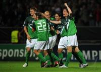 Fussball: Champions League Play-Offs Hinspiel, Saison 2010/2011: Bremen - Genua