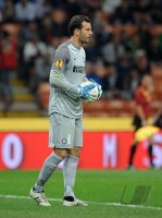 Fussball: Europa League Saison 2012/2013: Torwart Handanovic Samir (Inter Mailand)