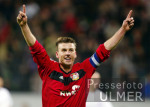 Fussball UCL: Leverkusen - Piraeus,  Jubel Leverkusen