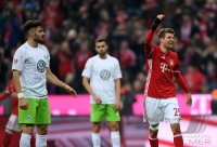 Fussball 1. Bundesliga Saison 16/17: FC Bayern Muenchen - VfL Wolfsburg