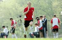 Fussball:  Leistungstests der deutschen Fussball Nationalmannschaft in Duesseldorf 24.04.2006