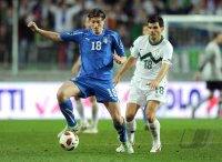 Fussball Nationalmannschaft : Slowenien - Italien