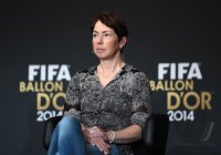 Fussball International  FIFA Ballon d Or 2014: Maren Meinert (U 20 Nationaltrainerin Deutschland)