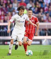 Fussball 1. Bundesliga Saison 17/18: FC Bayern Muenchen - SC Freiburg