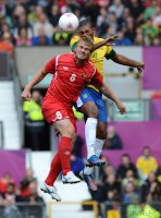 FUSSBALL Olympia 2012 Maenner: Brasilien - Weissrussland