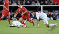Fussball U21-EURO 2011 FINALE:  Xherdan Shaqiri (li, Schweiz) gegen Thiago Alcantara (re, Spanien)