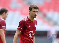 Fussball 1. Bundesliga Saison 21/22: Teampraesentation FC Bayern Muenchen