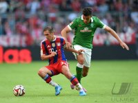 Fussball 1. Bundesliga Saison 14/15: FC Bayern Muenchen - Werder Bremen