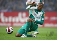 Fussball 1. Bundesliga: Werder, NALDO Einzelaktion