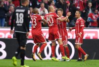 Fussball 1. Bundesliga Saison 17/18: FC Bayern Muenchen - 1. FSV Mainz 05
