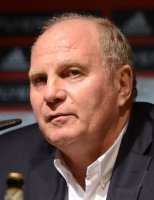 Basketball 1. Bundesliga 2012/2013:  Praesident Uli Hoeness (FC Bayern Muenchen)