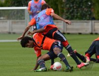 Fussball 1. Bundesliga :  Training beim FC Bayern Muenchen