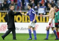 Fussball 1. Bundesliga: Frankfurt - Schalke, Schalker Schlussjubel