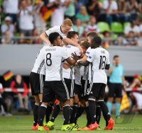 Fussball Europameisterschaft U 19 2016: Oesterreich - Deutschland