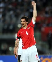 Fussball International EM 2012 Qualifikationsspiel:  Emanuel POGATETZ (Oesterreich)