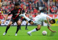 Fussball: 1. Bundesliga Saison 2010/2011: Leverkusen - Moenchengladbach