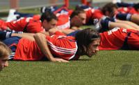 Fussball 1. Bundesliga: Training beim FC Bayern Muenchen