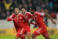 Fussball  1. Bundesliga  13/14: JUBEL Thiago Alcantara (FC Bayern Muenchen)