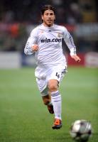 FUSSBALL  International CHL 09/10 : Sergio Ramos (Real Madrid )