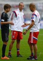 Fussball 1. Bundesliga 2014/2015: Teampraesentation beim FC Bayern Muenchen