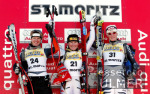 SKI   Weltcup Abfahrt Frauen Siegerehrung