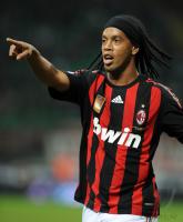 FUSSBALL INTERNATIONAL: AC Mailand - Lazio Rom, RONALDINHO