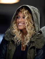 FUSSBALL SERIE A 2012/2013: Fanny Neguesha,  Freundin von Mario Balotelli (AC Mailand)