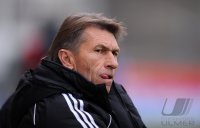 Fussball 3. Bundesliga : Trainer Klaus Augenthaler (Unterhaching)