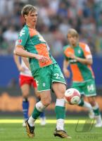 Fussball 1. Bundesliga: Werder, BOROWSKI Einzelaktion