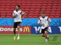 FUSSBALL WM 2014  Achtelfinale PK; Abschlusstraining Deutschland