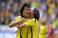 Fussball 1. Bundesliga : JUBEL BVB Mats Julian Hummels  mit Neven Subotic