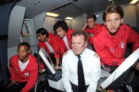 Fussball: DFB-Team beim Flight Training, 31.05.2011