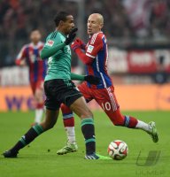 Fussball 1. Bundesliga Saison 14/15: FC Bayern Muenchen - FC Schalke 04