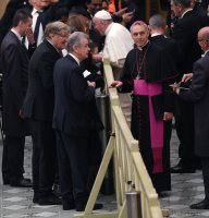 Rom Generalaudienz; Ottmar Hitzfeld bei einer Audienz bei Papst Franziskus I.