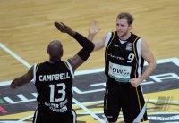 Basketball  1. Bundesliga  11/12  Walter Tigers Tuebingen - LTI Giessen 46ers