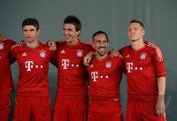 Fussball 1. Bundesliga 2012/2013:  Fototermin beim  FC Bayern Muenchen
