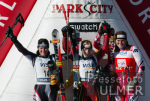 SKI   Weltcup  Riesensalalom  Park City Siegerehrung