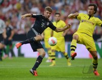 Fussball 1. Bundesliga, Supercup: FC Bayern Muenchen - Borussia Dortmund