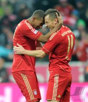 Fussball 1. Bundesliga, Saison 2011/2012:  FC Bayern Muenchen - VfL Wolfsburg