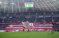 Fussball 1. Bundesliga, Saison 2011/2012:  FC Bayern Muenchen SUEDKURVE in der ALLIANZ ARENA