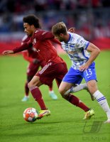 Fussball 1. Bundesliga Saison 21/22: FC Bayern Muenchen -  Hertha BSC Berlin