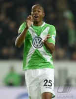 Fussball, 1. Bundesliga  Saison 2014/2015: VfL Wolfsburg - FC Bayern Muenchen