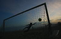 Children playing Beachsoccer on the Copa Cabana Beach/ Brazil bits for World Cup 2014