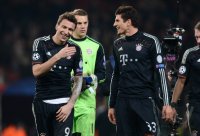 FUSSBALL INTERNATIONAL CHL ACHTELFINALE 12/13:  FC Arsenal London - FC Bayern Muenchen