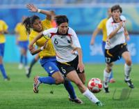 FUSSBALL  Olympia 2008   Vorrunde  Frauen   Deutschland - Brasilien