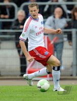 FUSSBALL, DFB Pokal 1. Hauptrunde: Hamburger SV, JANSEN am Ball