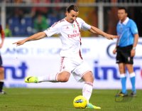 FUSSBALL SERIE A:  Zlatan Ibrahimovic (AC Mailand)
