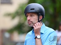 Oberbuergermeister Boris Palmer (Die Gruenen) besucht die Firma BLUEmobility