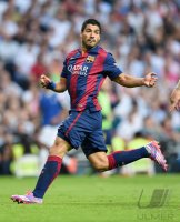 Fussball Primera Division El Clasico 14/15: Luis Suarez (Barca)